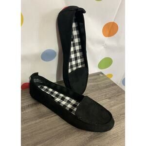 NWOB No Call Slip On Suede Loafer Black Size 11